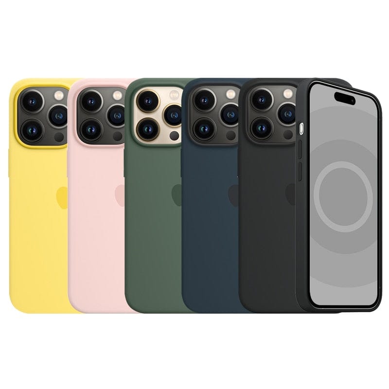 iPhone 15 Silicone Case with MagSafe Vogueen iPhone 15 Silicone Case with MagSafe Vogueen