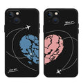 Vogueen Aircraft Love Heart Couple iPhone Case