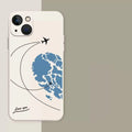 Vogueen iPhone 15 Plus / style 3 Aircraft Love Heart Couple iPhone Case