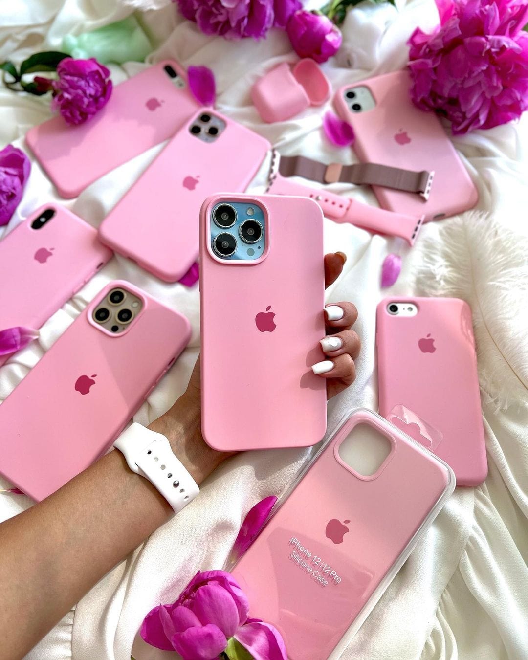 Vogueen iPhone Silicone Case (Candy Pink)