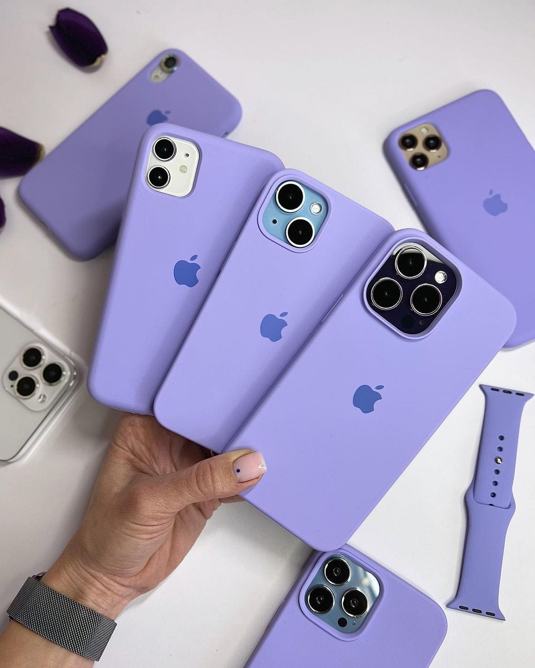 Vogueen iPhone Silicone Case (Lilac)