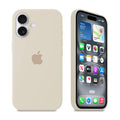 iPhone 16 iPhone Silicone Case (Antique White)