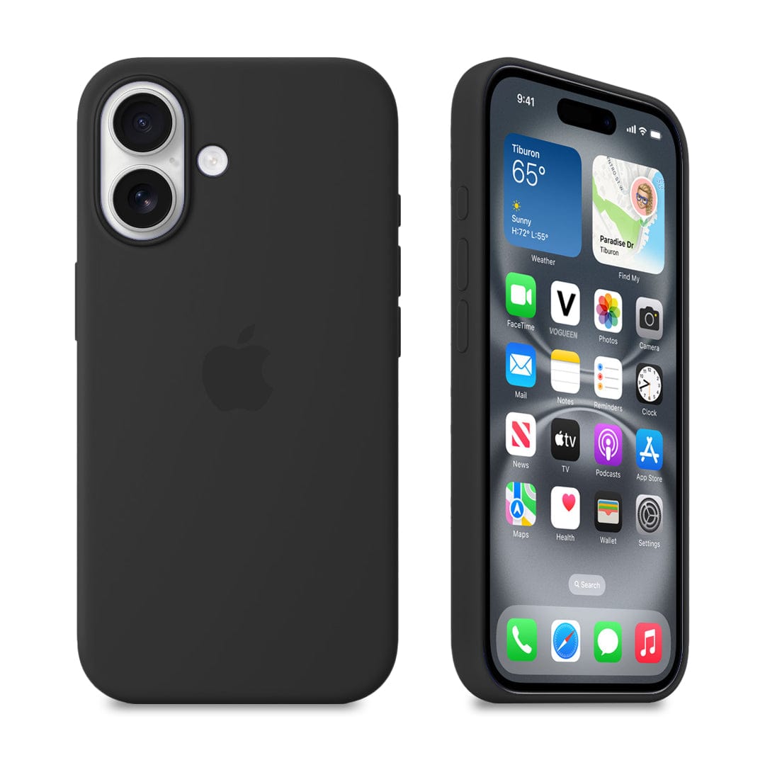 iPhone 16 iPhone Silicone Case (Black)