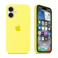 iPhone 16 iPhone Silicone Case (Flash Yellow)