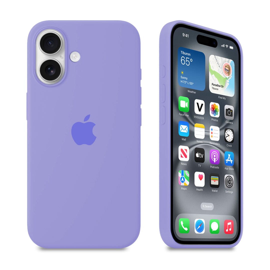 iPhone 16 iPhone Silicone Case (Lilac)