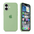 iPhone 16 iPhone Silicone Case (Matcha Green)