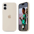 iPhone 16 Plus iPhone Silicone Case (Antique White)