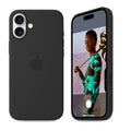 iPhone 16 Plus iPhone Silicone Case (Black)