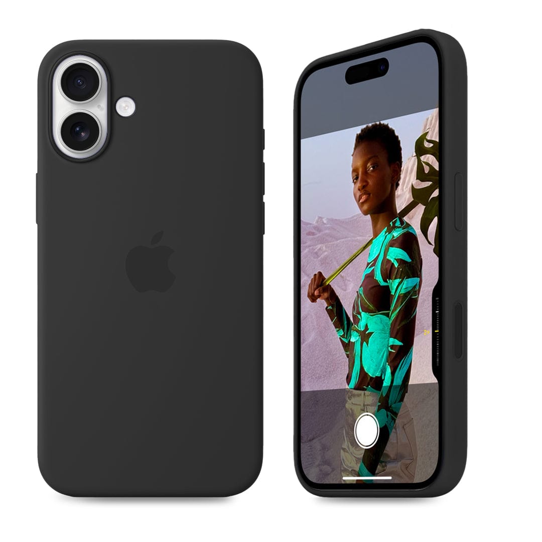 iPhone 16 Plus iPhone Silicone Case (Black)