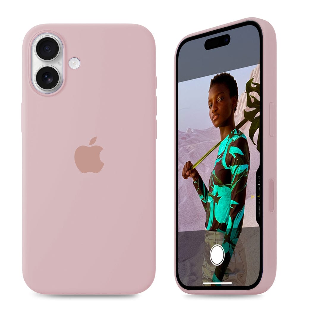 iPhone 16 Plus iPhone Silicone Case (Pink Sand)