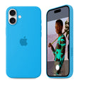 iPhone 16 Plus iPhone Silicone Case (Surf Blue)