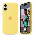 iPhone 16 Plus iPhone Silicone Case (Yellow)