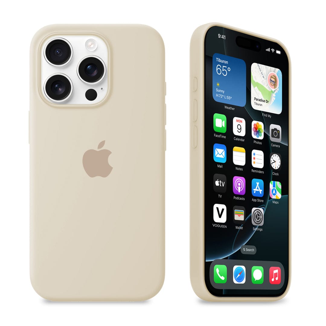 iPhone 16 Pro Antique White Silicone Case