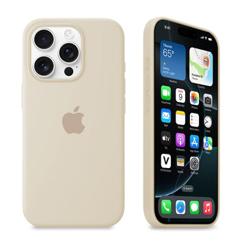 iPhone 16 Pro Antique White Silicone Case