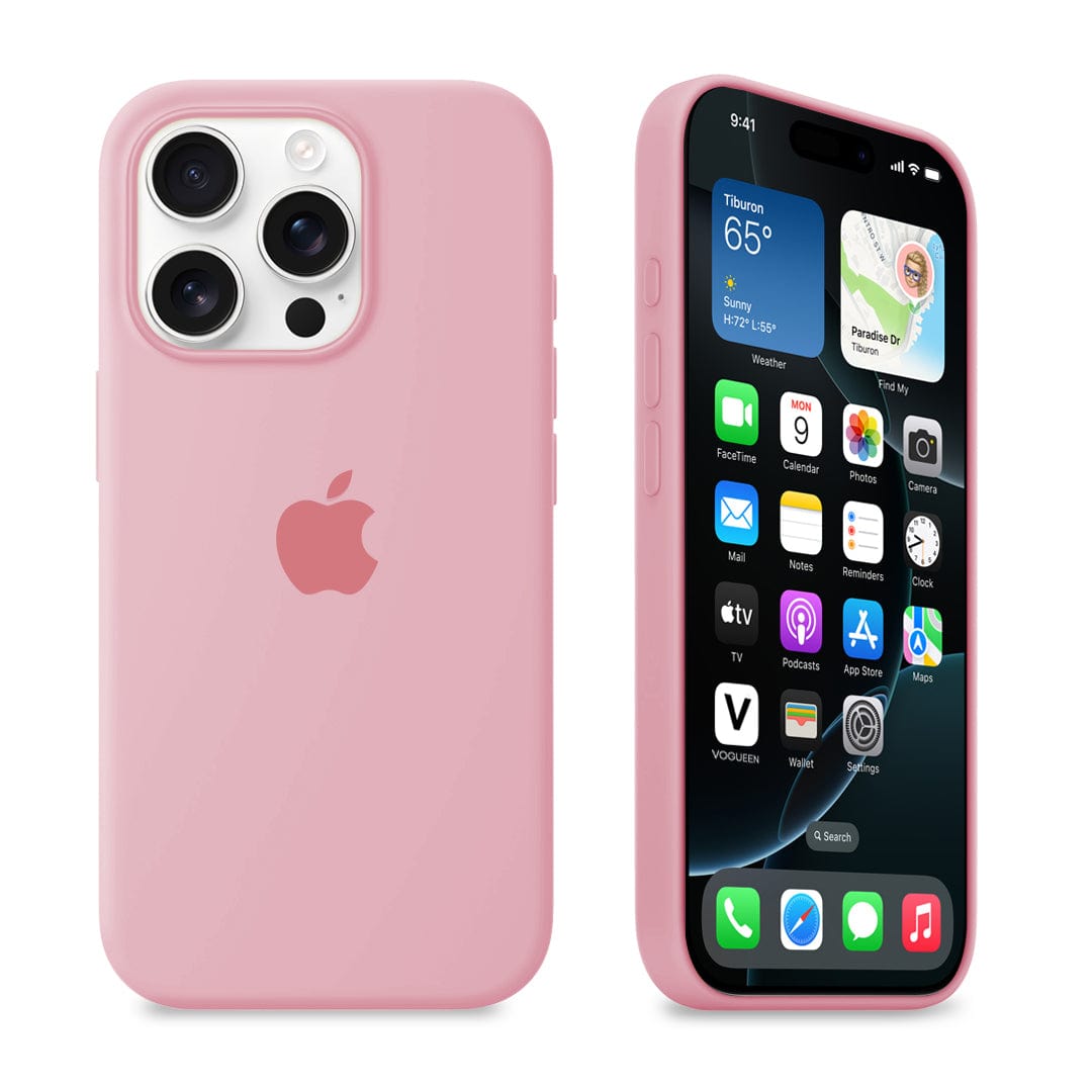 iPhone 16 Pro Candy Pink Silicone Case