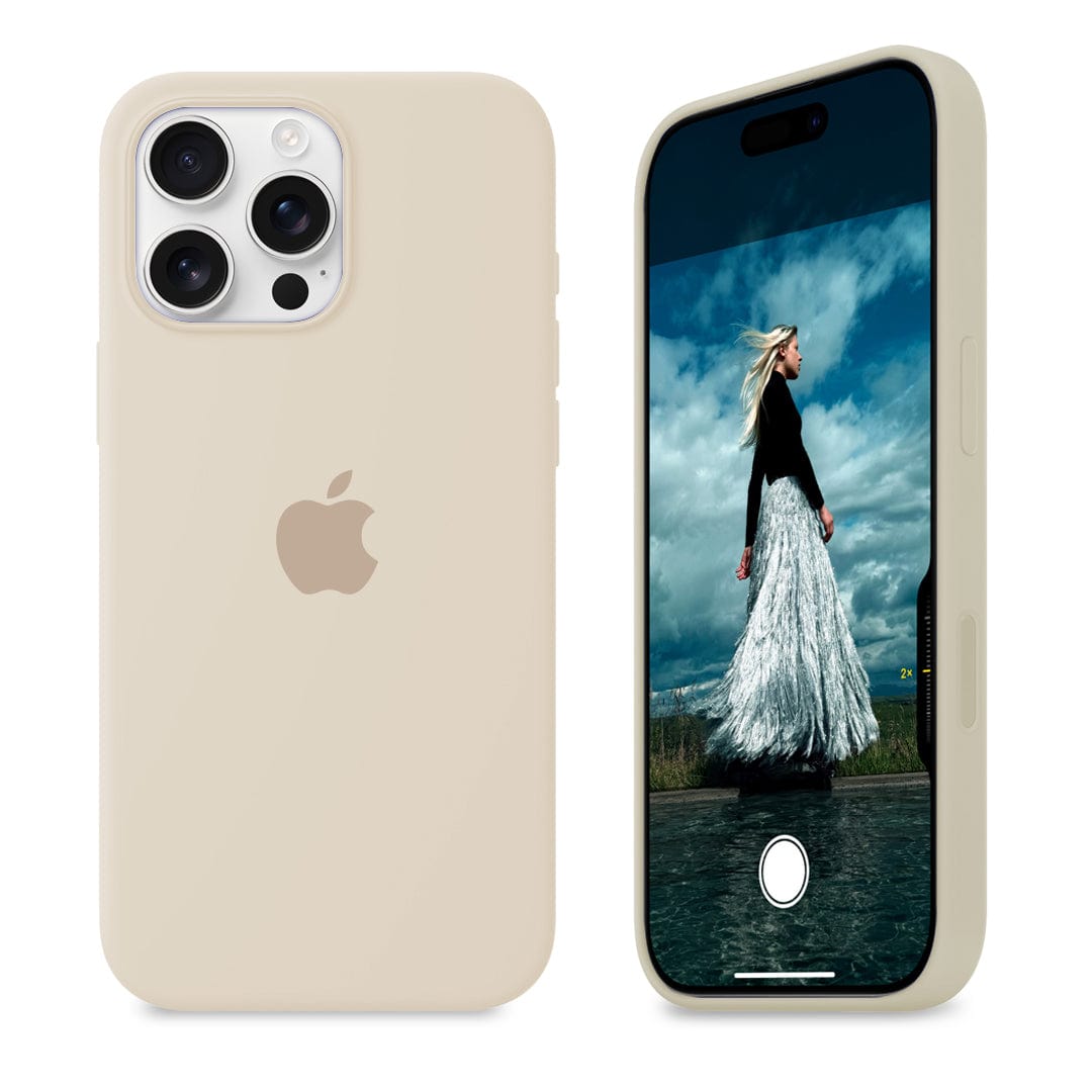 iPhone 16 Pro Max Antique White Silicone Case