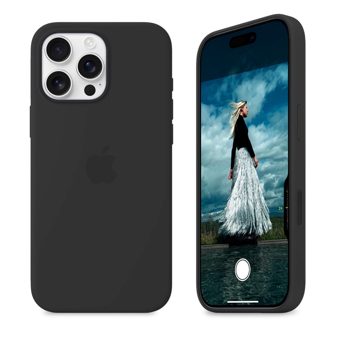 iPhone 16 Pro Max Black Silicone Case