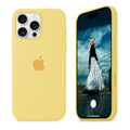 iPhone 16 Pro Max Yellow Silicone Case