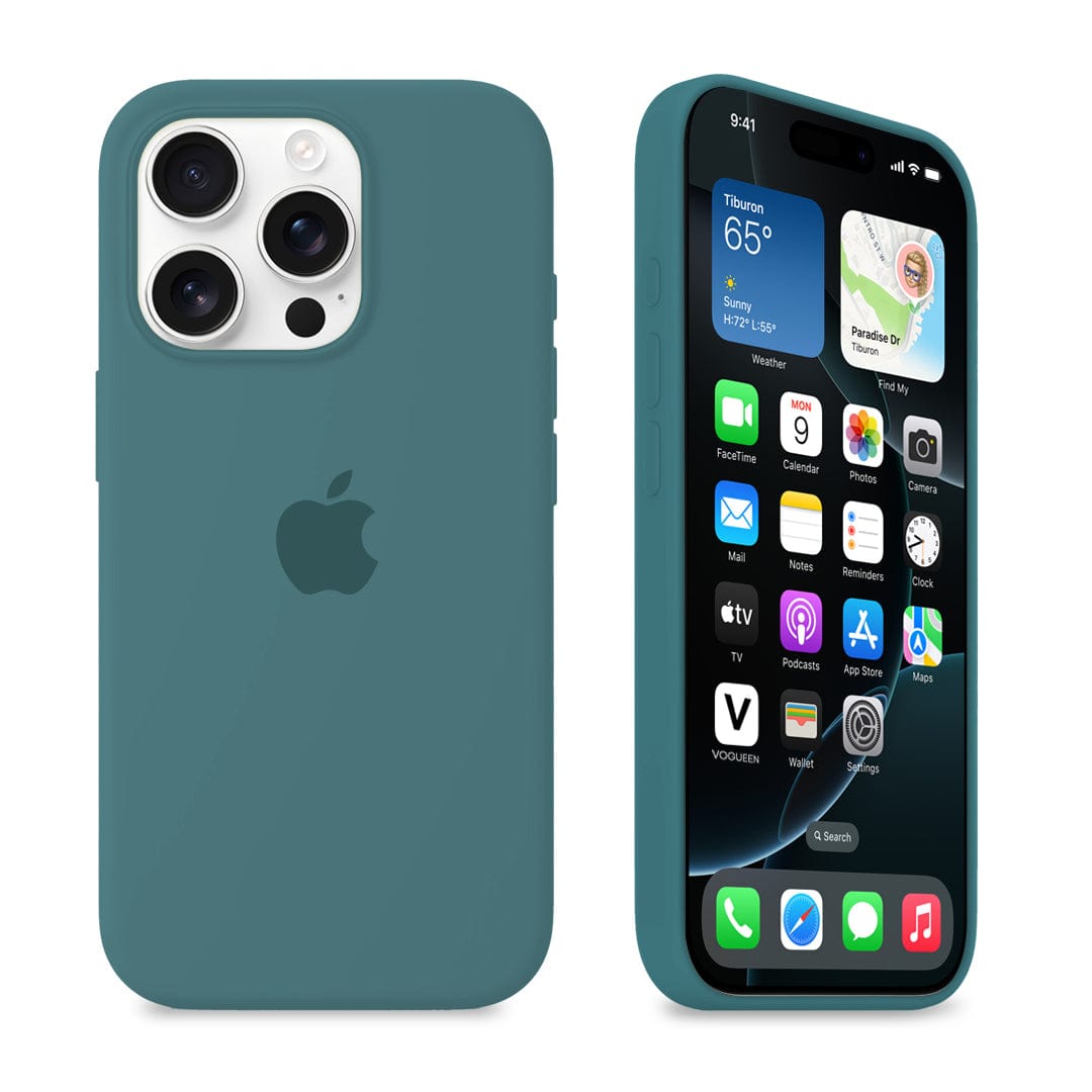 iPhone 16 Pro Pine Green Silicone Case