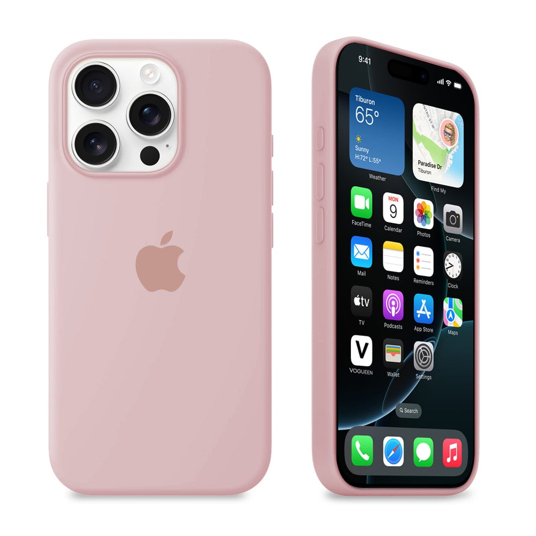 iPhone 16 Pro Pink Sand Silicone Case