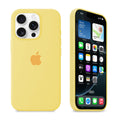 iPhone 16 Pro Yellow Silicone Case