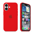 iPhone 16 iPhone Silicone Case (Red)