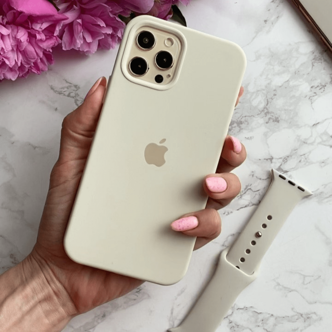 Vogueen iPhone Silicone Case (Antique White)
