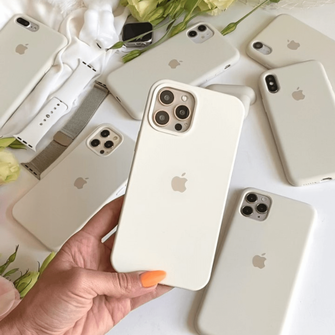Vogueen iPhone Silicone Case (Antique White)