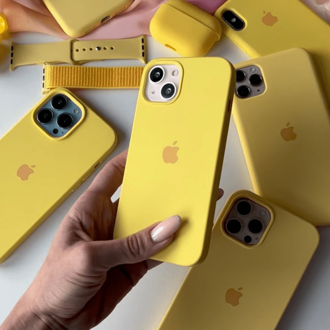 Vogueen iPhone Silicone Case (Yellow)