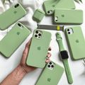 Vogueen iPhone Silicone Case (Matcha Green)