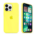 Vogueen iPhone 13 Pro Max iPhone Silicone Case (Flash Yellow)