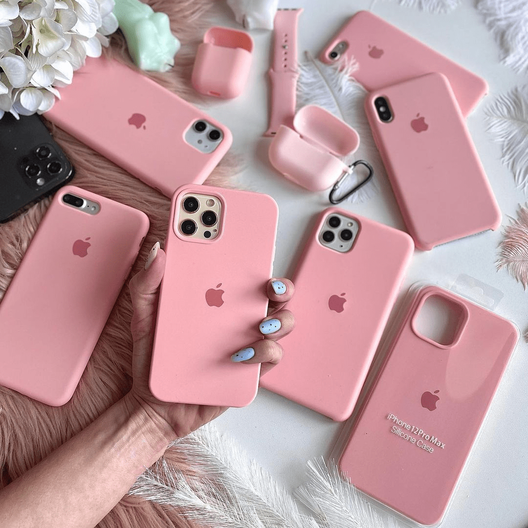 Vogueen iPhone Silicone Case (Candy Pink)