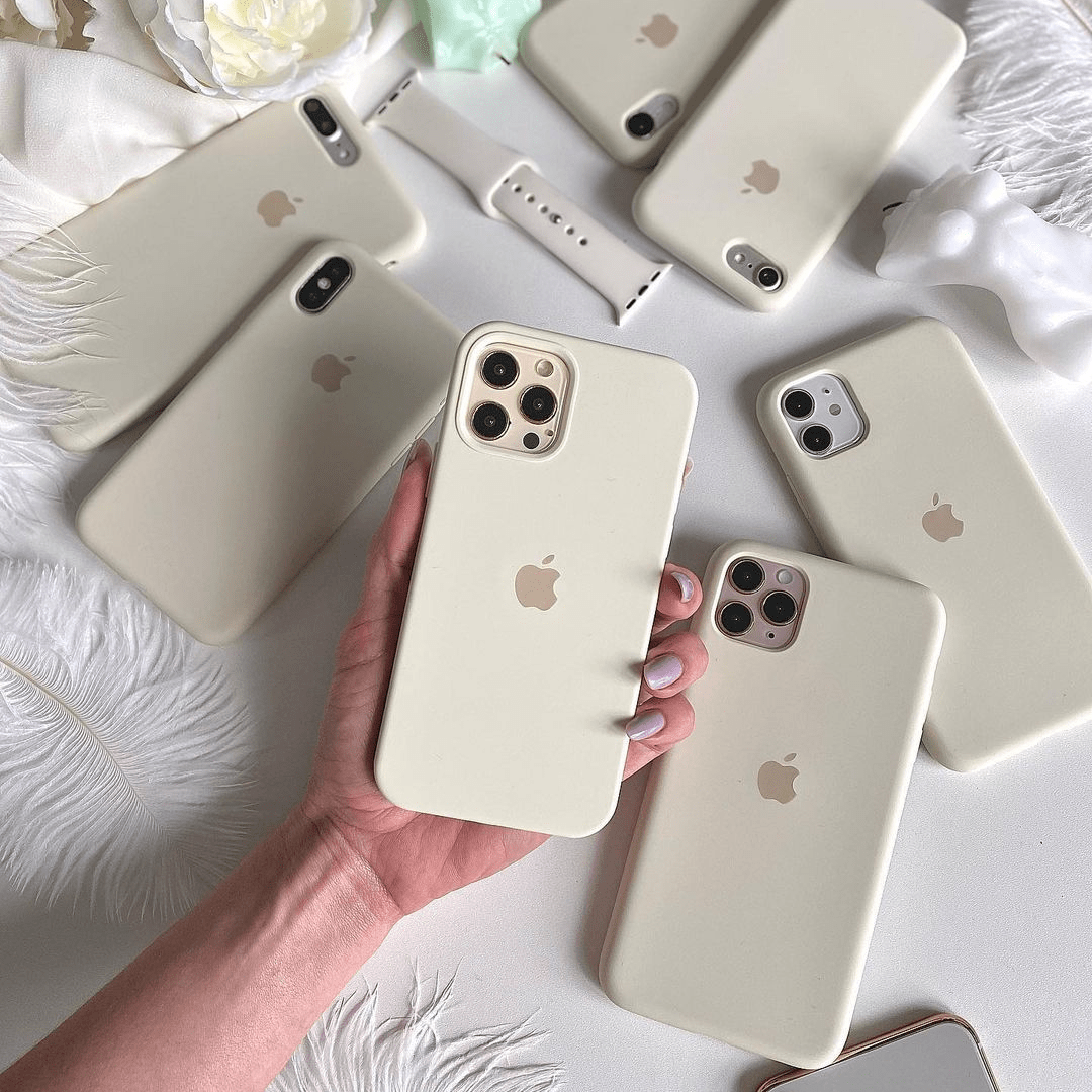 Vogueen iPhone Silicone Case (Antique White)