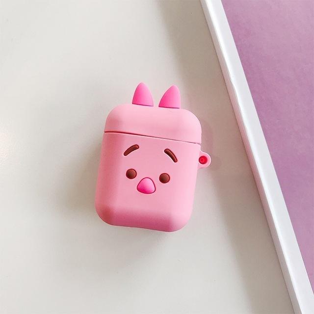 Vogueen 17 Cartoon Character Apple Airpods Case