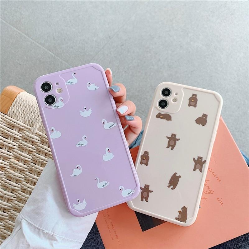 Vogueen Cute Cartoon Animals iPhone Case