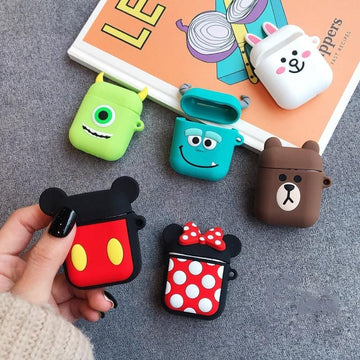 Vogueen Cartoon Character Apple Airpods Case
