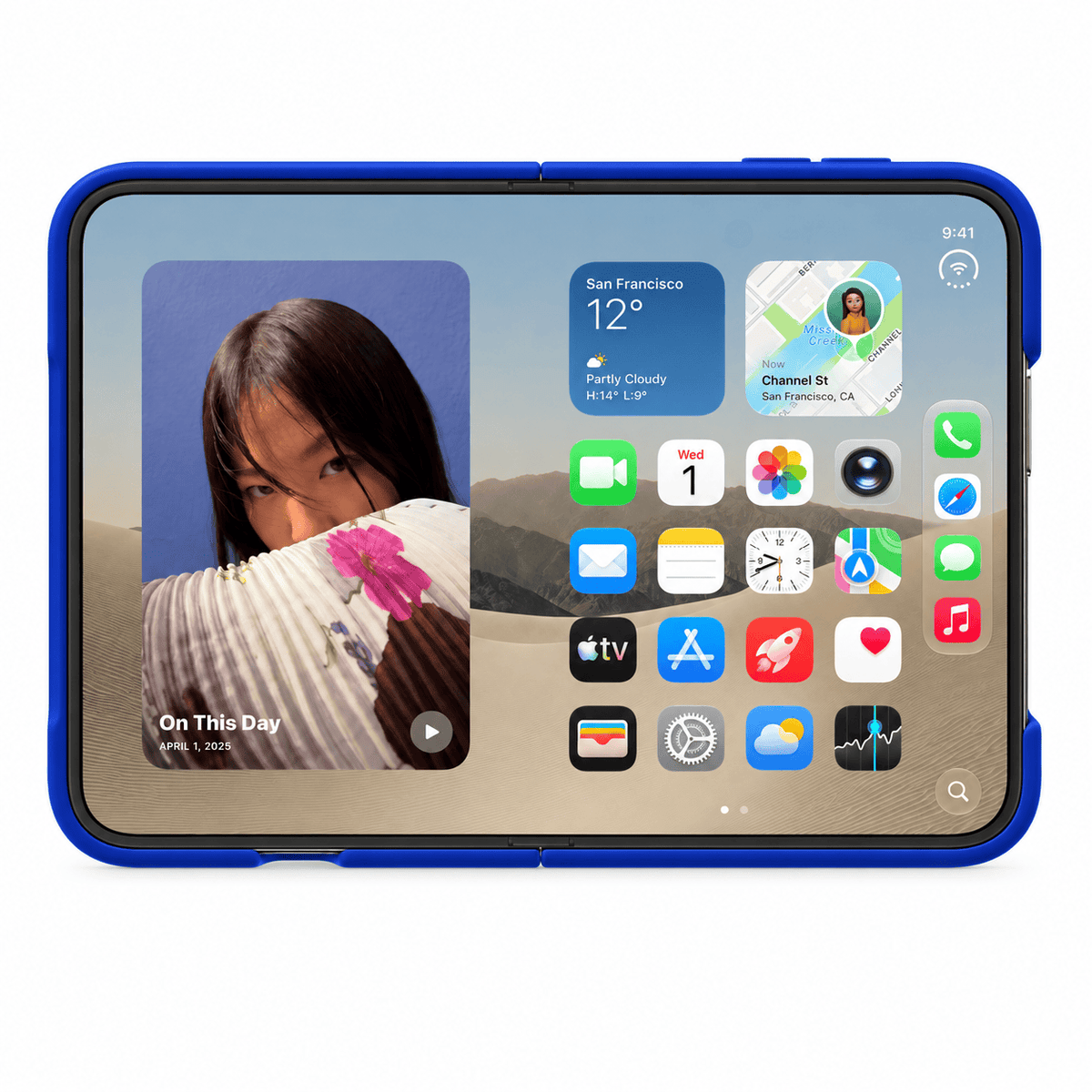 iPhone Duo Royal Blue Silicone Case with MagSafe