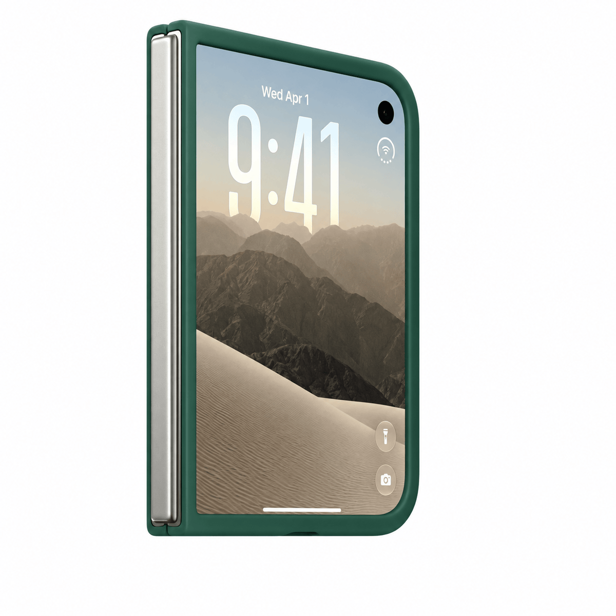 iPhone Duo Forest Green Silicone Case with MagSafe