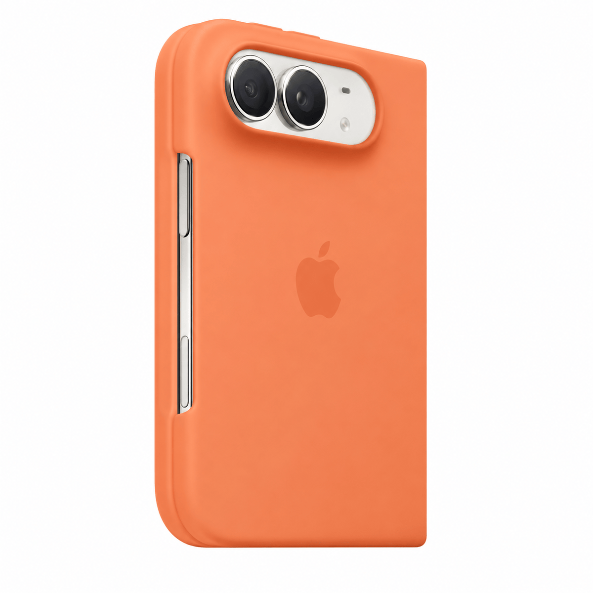 iPhone Duo Coral Orange Silicone Case with MagSafe