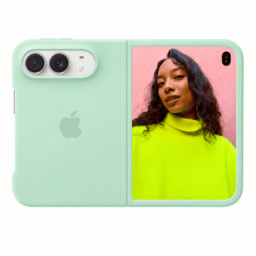 iPhone Duo Mint Green Silicone Case with MagSafe