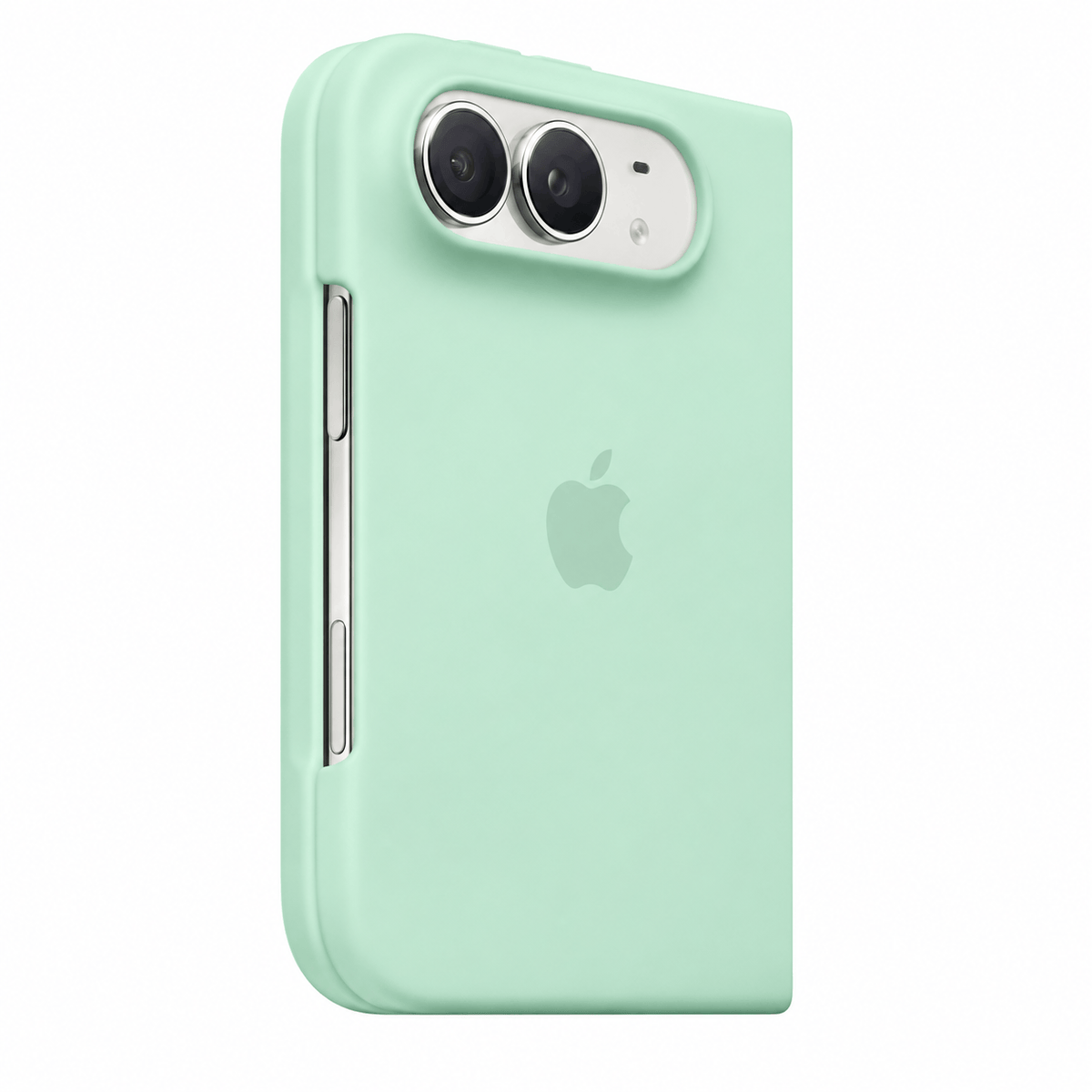 iPhone Duo Mint Green Silicone Case with MagSafe