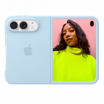 iPhone Duo Sky Blue Silicone Case with MagSafe