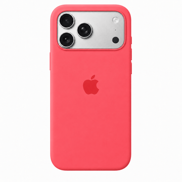 Bright Guava Pink iPhone 18 Pro Silicone Case with MagSafe