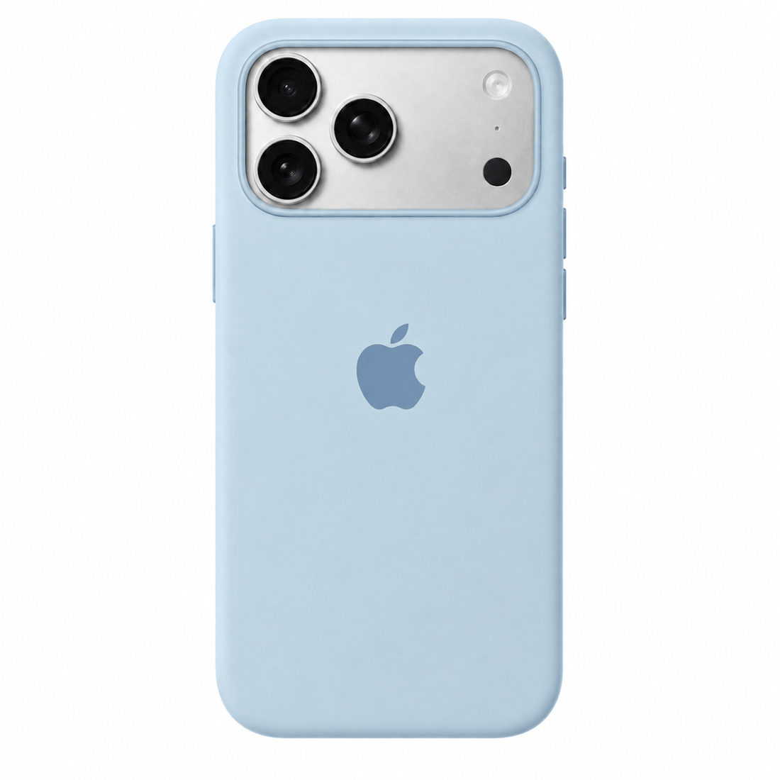 Light Blue iPhone 18 Pro Silicone Case with MagSafe