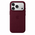 Wine Red iPhone 18 Pro FineWoven Case with MagSafe