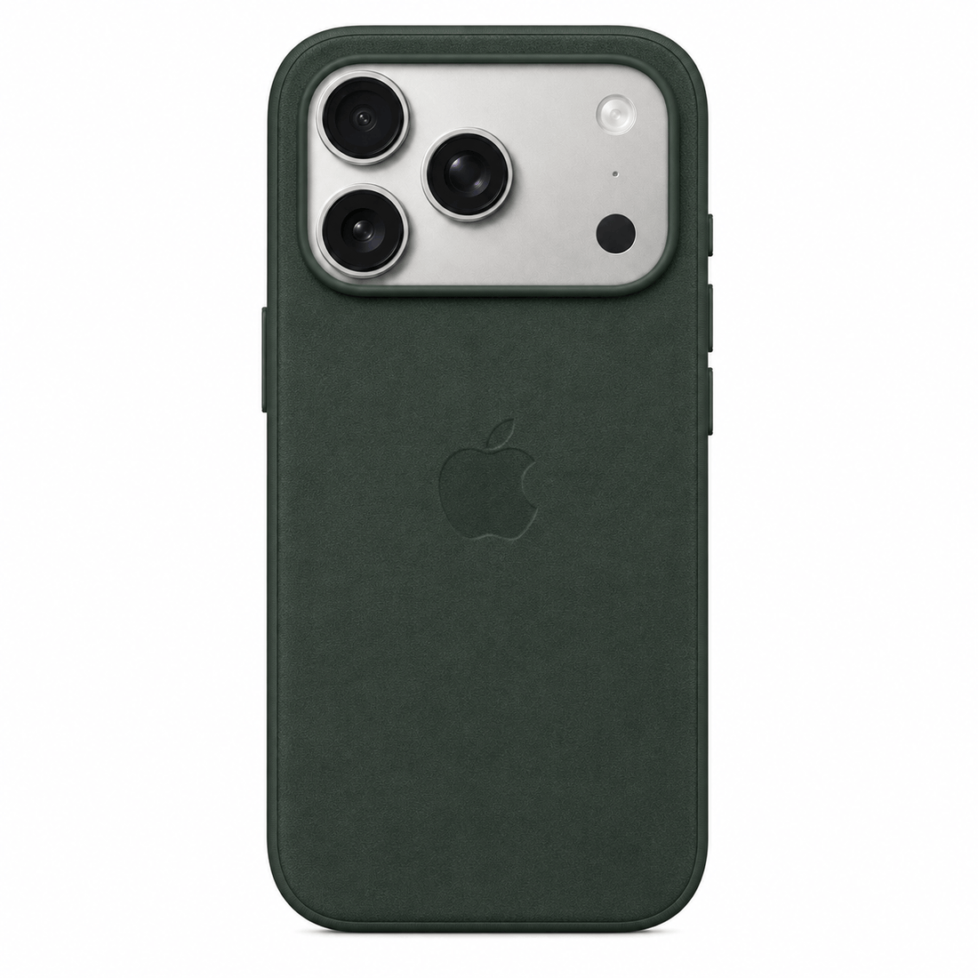 Green iPhone 18 Pro Leather Case with MagSafe