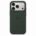 Green iPhone 18 Pro Leather Case with MagSafe