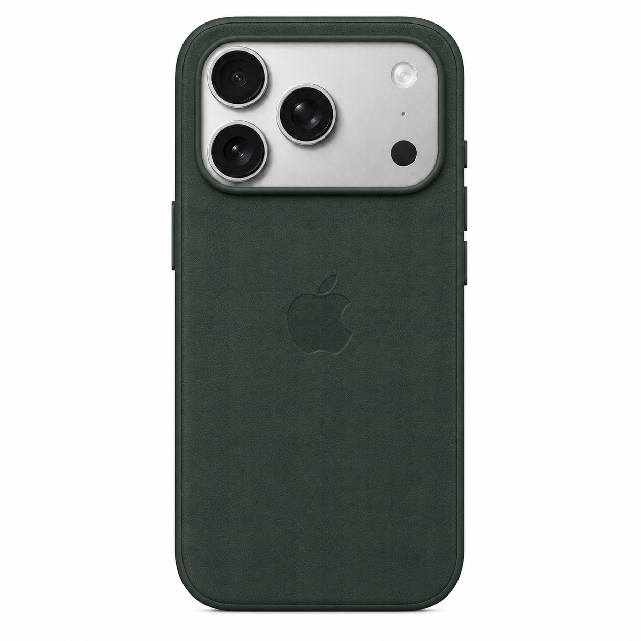 Green iPhone 18 Pro Leather Case with MagSafe
