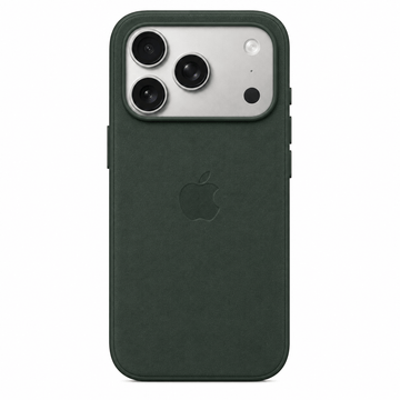Green iPhone 18 Pro Leather Case with MagSafe