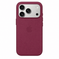 Dark Cherry iPhone 18 Pro Leather Case with MagSafe